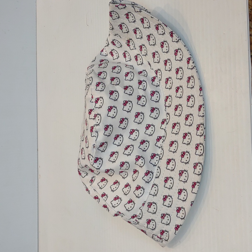 Sanrio Hello Kitty Bucket Hat White With All Over Print - Picture 4 of 7